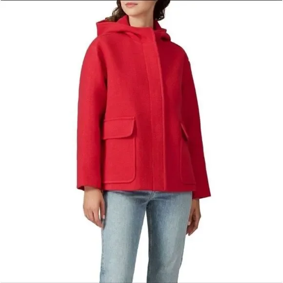 J CREW Stadium Coat Nelli Gori Italian Stadium Cloth Wool Blend